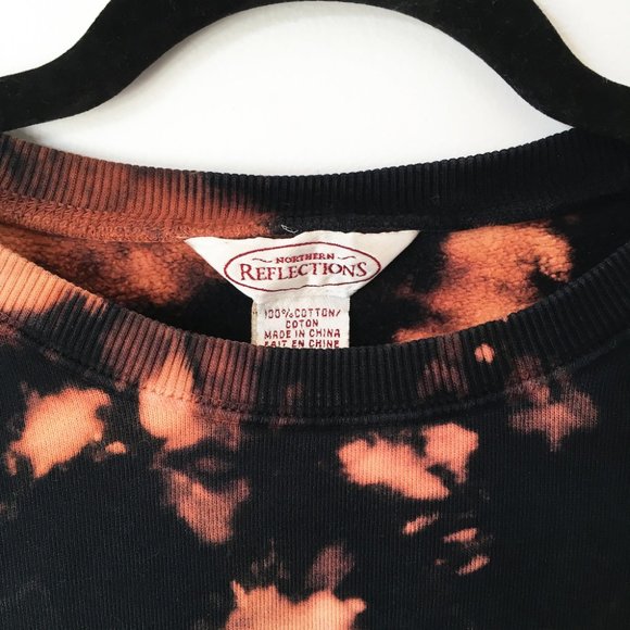 Vintage reverse tie dye cropped sweatshirt - Picture 5 of 6